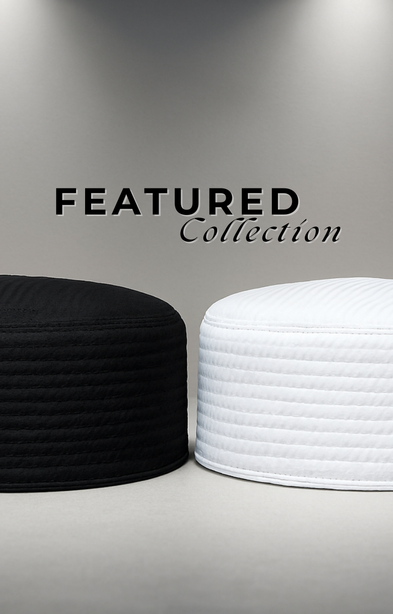 Featured Muslim prayer cap kufi topi men’s namaz cap