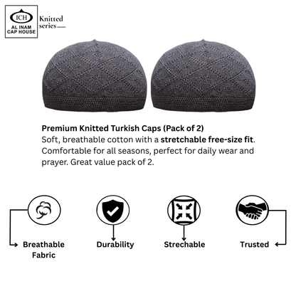 AL INAM KAMER (PACK OF 2) | 7 COLORS | CAP-0000-N15