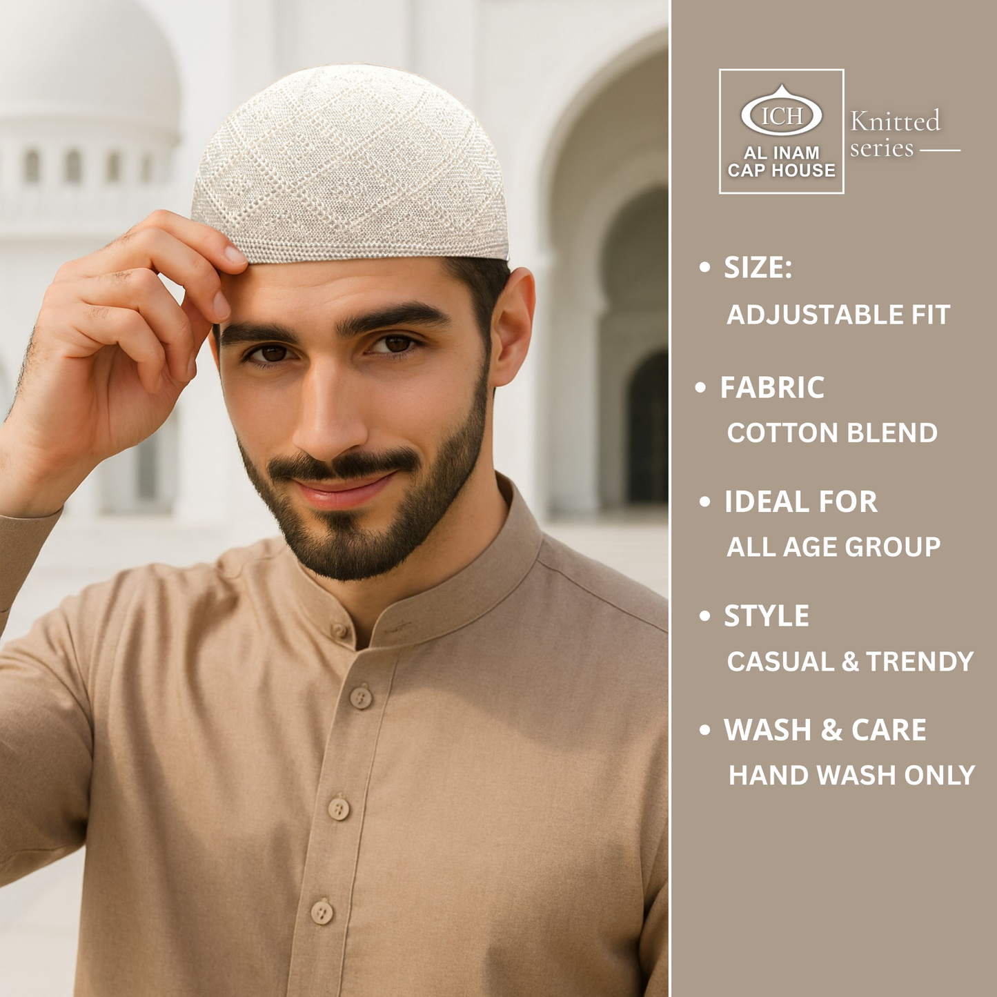 AL INAM KAMER (PACK OF 2) | 7 COLORS | CAP-0000-N15