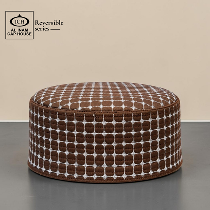 REVERSIBLE CLASSIC BROWN SIRAJ PREMIUM CAP | ICH Caps