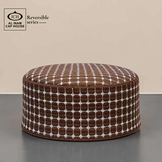 REVERSIBLE CLASSIC BROWN SIRAJ PREMIUM CAP | ICH Caps