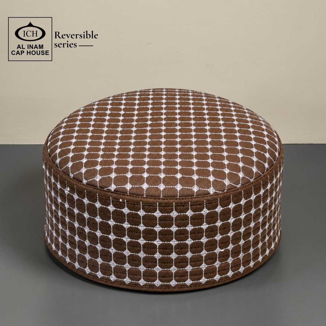 REVERSIBLE CLASSIC BROWN SIRAJ PREMIUM CAP | ICH Caps