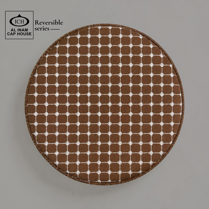 REVERSIBLE CLASSIC BROWN SIRAJ PREMIUM CAP | ICH Caps