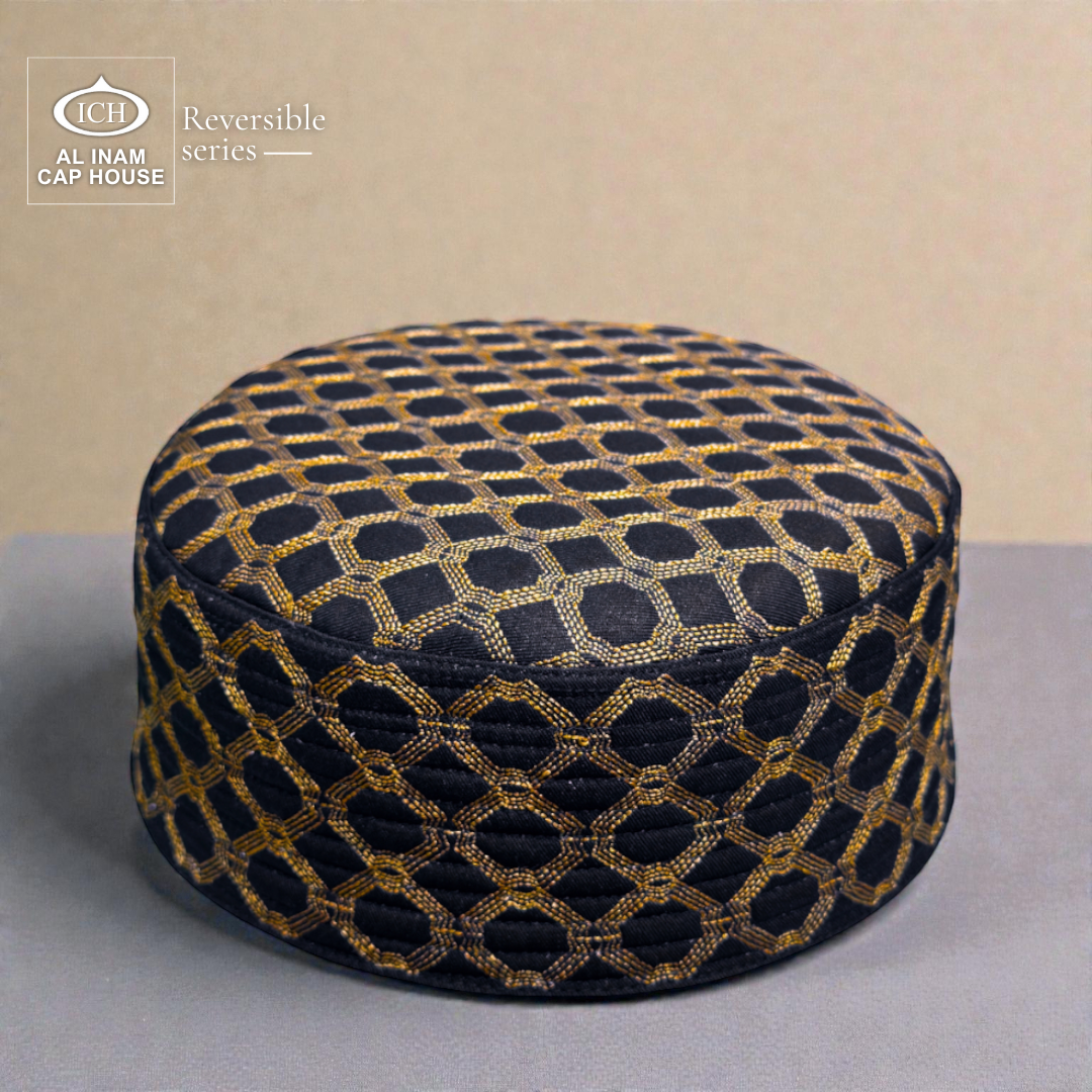 REVERSIBLE BLACK & BRONZE ALI PREMIUM CAP | ICH Caps