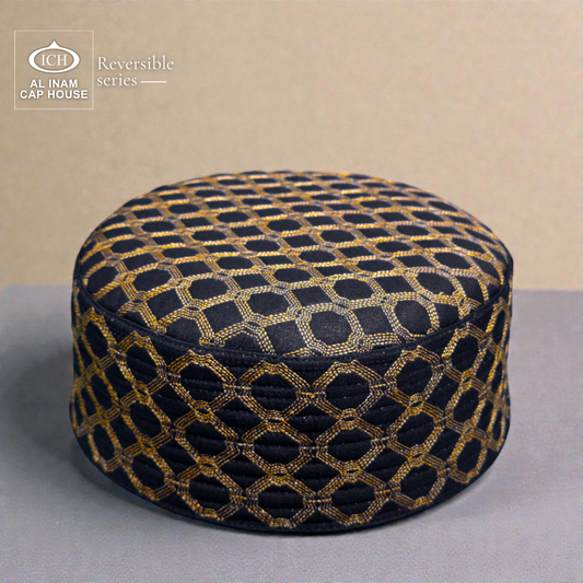 REVERSIBLE BLACK & BRONZE ALI PREMIUM CAP | ICH Caps