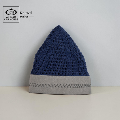 AL INAM CAP BLUE & GREY | ICH-0001-N29