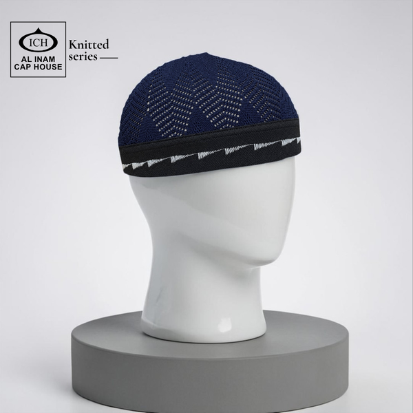 AL INAM CAP BLUE & BLACK | CAP-0004-N28