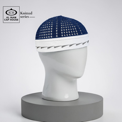 AL INAM CAP BLUE & WHITE | ICH-0001-N29