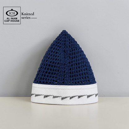AL INAM CAP BLUE & WHITE | ICH-0001-N29