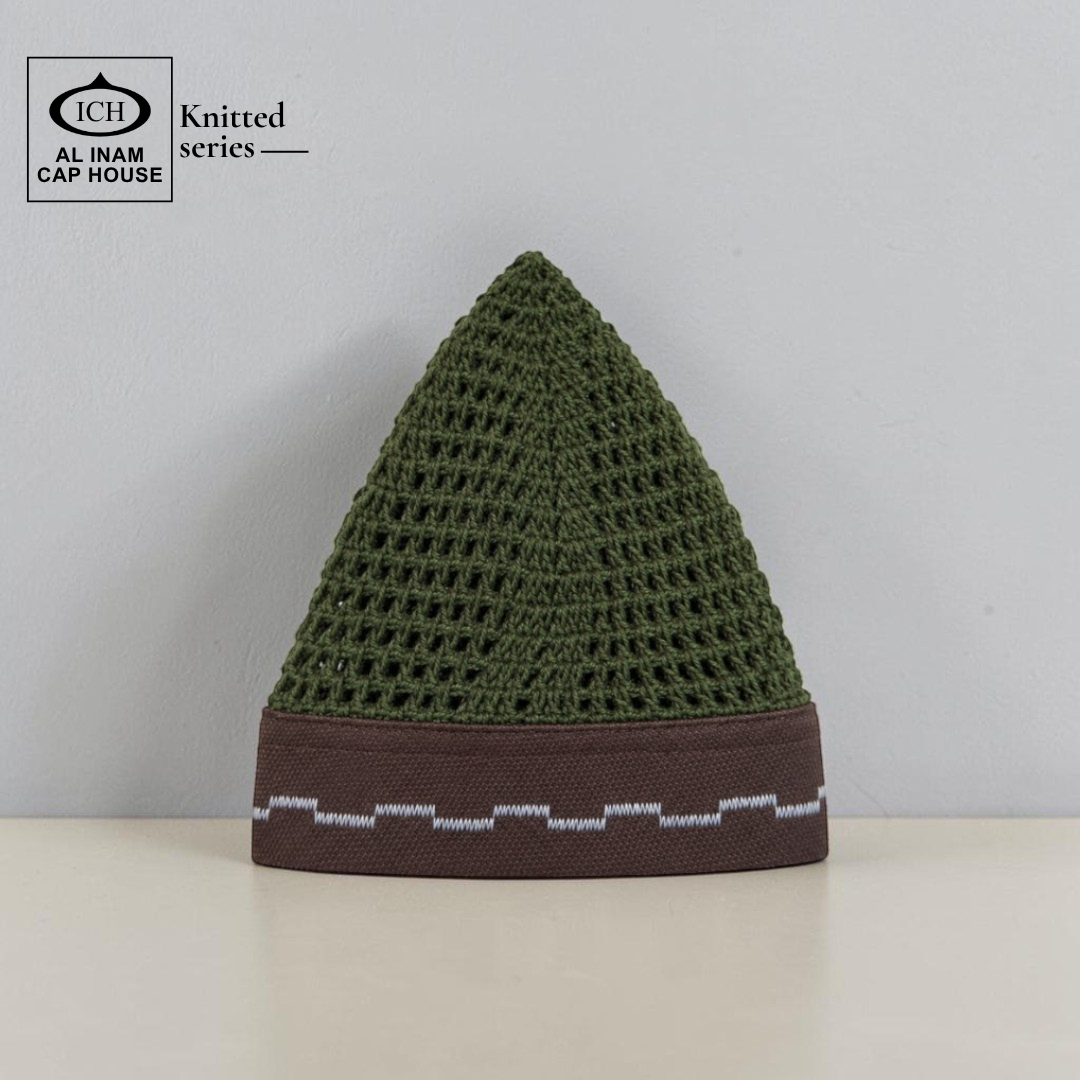 AL INAM CAP GREEN & BROWN | ICH-0001-N29