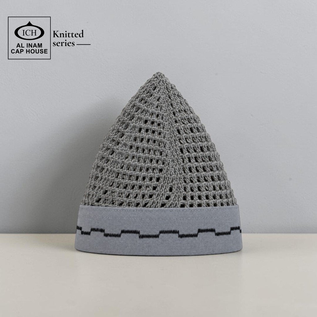 AL INAM CAP KHAKI & GREY | ICH-0002-N29