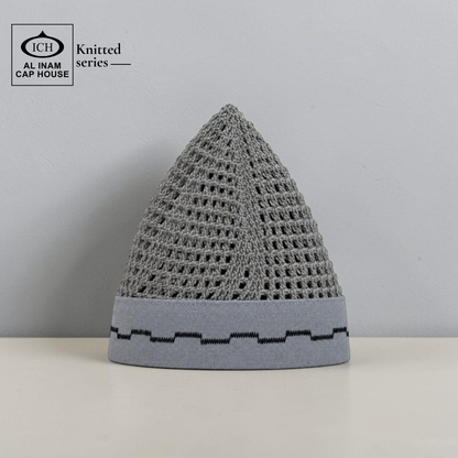 AL INAM CAP KHAKI & GREY | ICH-0002-N29