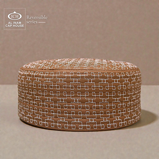REVERSIBLE DEEP BROWN HADI PREMIUM CAP | ICH Caps