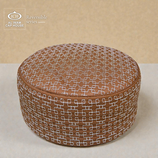 REVERSIBLE DEEP BROWN HADI PREMIUM CAP | ICH Caps