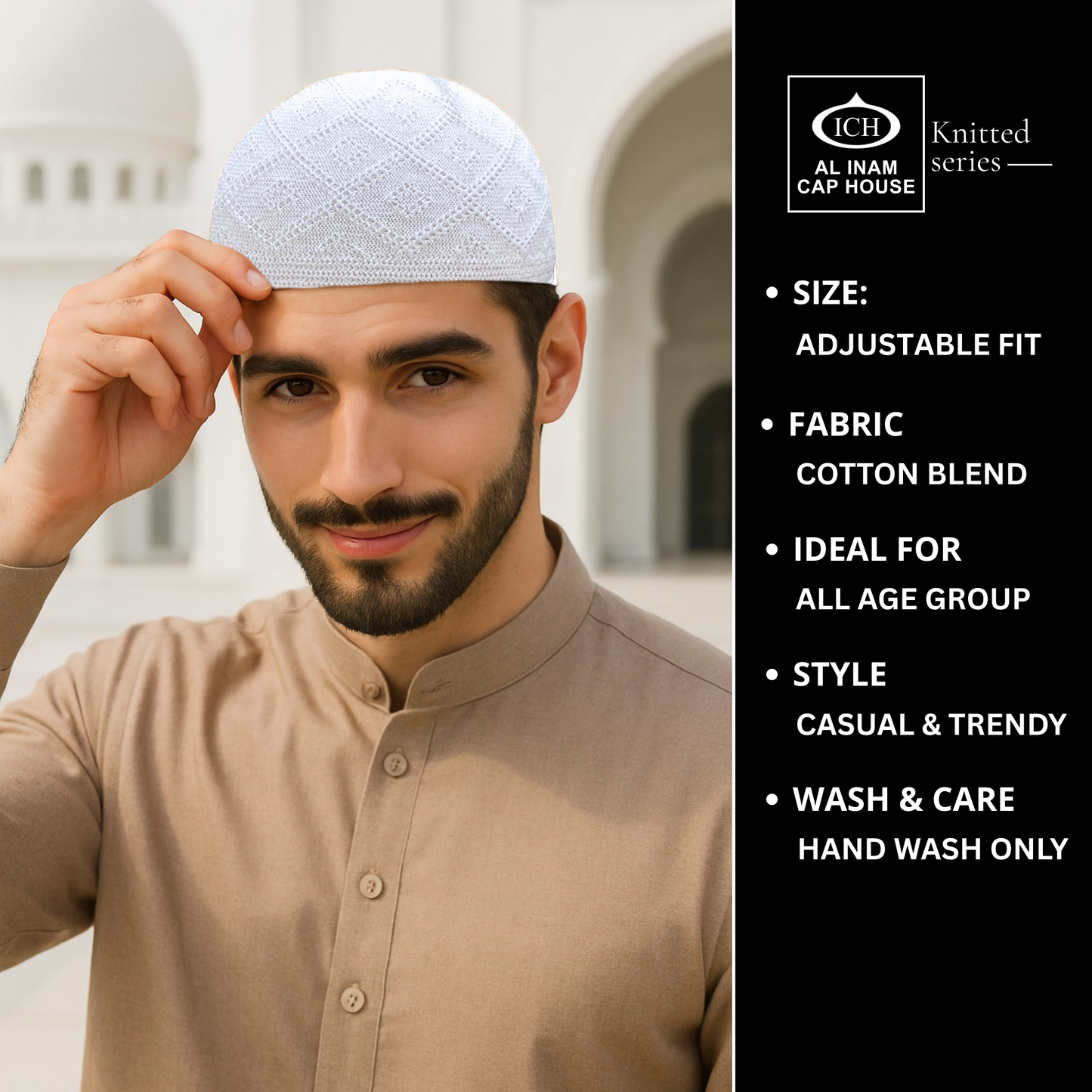 AL INAM KAMER (PACK OF 2) | 7 COLORS | CAP-0000-N15