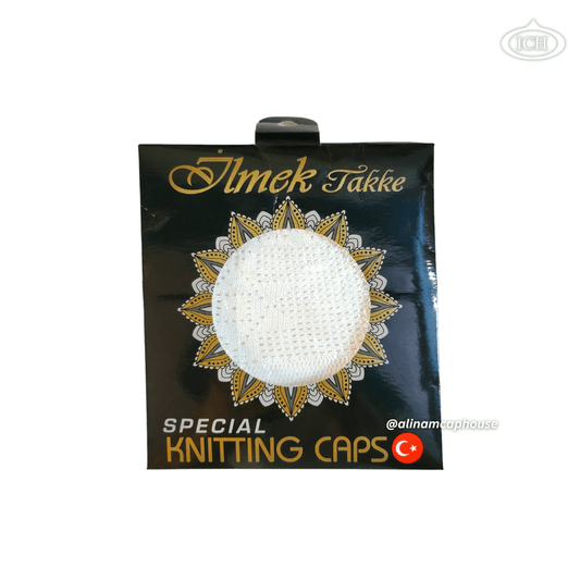 pack of 2, Islamic prayer caps, snug fit, handcrafted detail, AL INAM CAP HOUSE