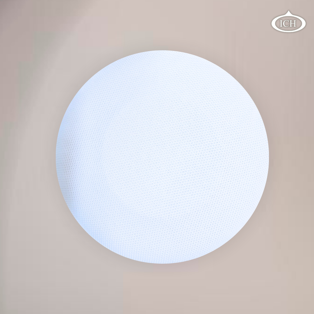 Al Inam Signature Islamic Prayer Cap green & white, top view, elegant handcrafted detail, AL INAM CAP HOUSE